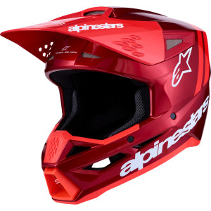 Alpinestars - Helmet S-m3 Radium Red-mot/red-fl/wht Ece06/dot 2x