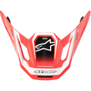 Alpinestars - S-m7 Deed Visor Ece06 Red/blk/wht