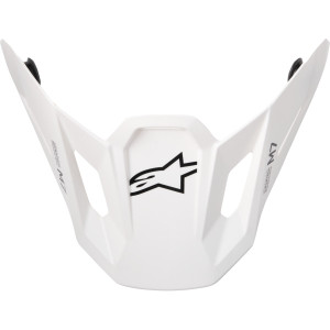 Alpinestars - S-m7 Solid Visor Ece06 White Glossy
