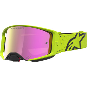 Alpinestars Goggles - Goggle Supertech Vesta  Yel Fluo Blk Mirror-red