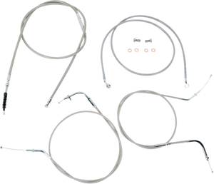 Baron - Cable Line Kit - 18" - 20" - VN900 - Stainless Steel - Stainless Handlebar Cable/Line Kit - BA-8074KT-18 Baron - Cable Line Kit - 18" - 20" - VN900 - Stainless Steel - Stainless Handlebar Cable/Line Kit - BA-8074KT-18