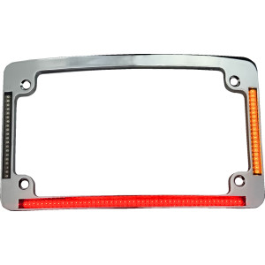 Custom Dynamics - License Plate Frame All-in-one Auxiliary Led