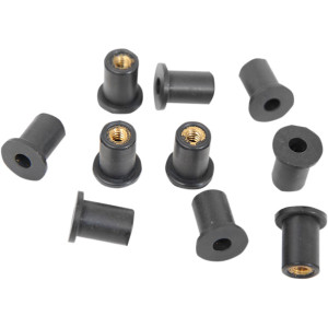 Drag Specialties - Nut Well (5210)6-32 10pk
