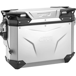 Givi - Case Outback Evo 33ltr Anodized Right Only Silver