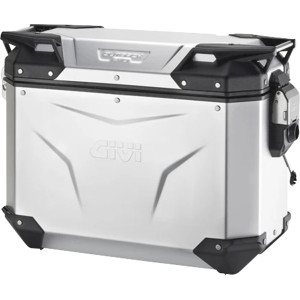 Givi - Case Outback Evo 37ltr Anodized Right Only Silver