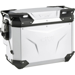 Givi - Case Outback Evo 40ltr Right Only Anodized Silver