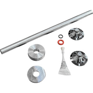Paul Yaffe Bagger Nation - Cover Axle Yaxle 12pt Chrome