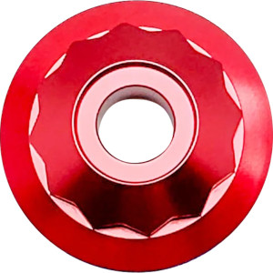 Paul Yaffe Bagger Nation - Nut 12 Point Steering Stem Red