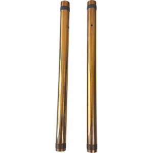 Pro-one Perf.mfg. - Fork Tubes - 43mm - Stock Length - Gold Tin - Inverted