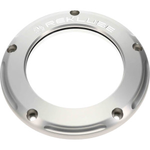 Rekluse - Clear Derby Cover Silver Ano - M8