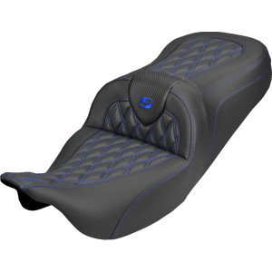 Saddlemen - Seat Roadsofa Cf Ls Sr Blu Stitch