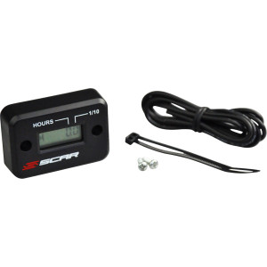 Scar Racing - Hour Meter Black
