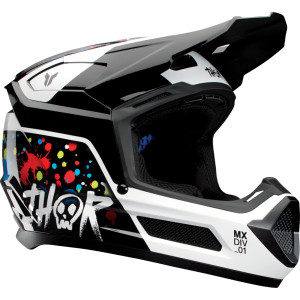 Thor - Helmet Fleet Yth Splat Black S