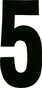 Dirt Digits - #5 7" White Extreme Digits 3/pk