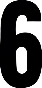 Dirt Digits - #6 7" White Extreme Digits 3/pk