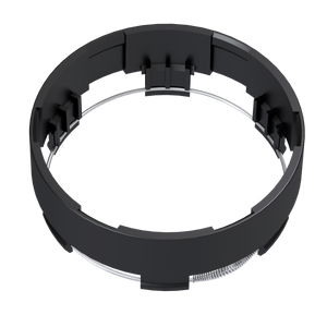 Raceline - 1" Cap Extension Satin Black Fits 4x156/137