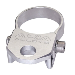 Axia - Vertical Whip Mount .5" Silver 1 Clamp Needed
