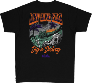 Dbk - Boneyard Youth Tee Black Yl
