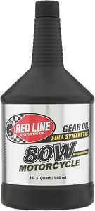Red Line - Gear Oil W/shockproof 80w 1 Qt (12/case  Sold Ea)