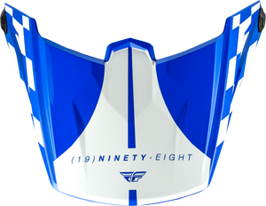 Fly Racing - Kinetic Lite Rival Hlmt Visor Gloss Blue/white