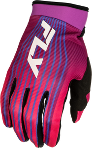 Fly Racing - F-16 Lift Gloves Pink/purple/white Lg