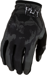 Fly Racing - Lite Dark Series Gloves Grey/black 2x