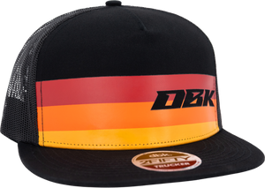 Dbk - Sunday Stripe 2fifty Trucker Black Snapback Hat