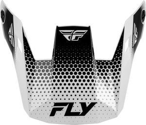 Fly Racing - Rayce Sonar Helmet Visor White/black Ys-yl