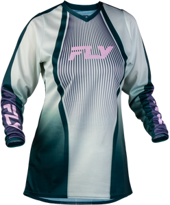 Fly Racing - Women's F-16 Lift Jersey Green/purple/pink Lg