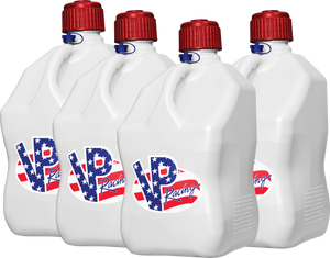 Vp Racing - Motorsports Container 5.5 Gallon White Patriotic