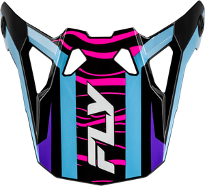 Fly Racing - Formula Cp Charge Visor Black/purple/pink/blue Xl-2x