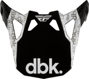 Fly Racing - Formula Cp Dbk Visor Black/white/grey Xl-2x