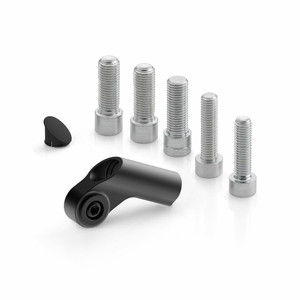 Rizoma - Universal Mirror Adapter Side Mount Black Ea