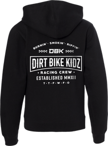 Dbk - Speed & Style Youth Zip Hood Black Ym