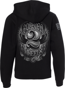 Dbk - Two Wheels Youth Hoodie Black Ys