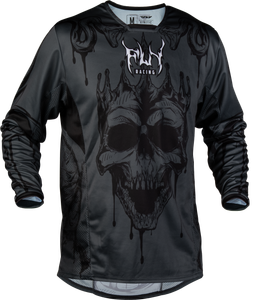 Fly Racing - Kinetic Dark Series Jersey Grey/black Lg