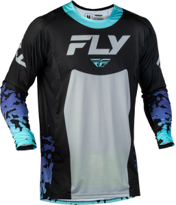 Fly Racing - Lite Flake Jersey Black/grey/multi Xl