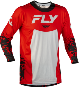 Fly Racing - Lite Flake Jersey Red/grey/black 2x
