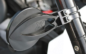 Axia - 4.0" Panoramic Side Mirror 1 Clamp Mount Needed