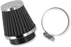 Emgo - Air Filter - Chrome End - 52mm - Clamp-On Pod Air Filter - 12-55752 Emgo - Air Filter - Chrome End - 52mm - Clamp-On Pod Air Filter - 12-55752