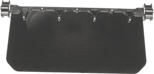 Axia - 12" Sun Visor Solid Black 2 Clamp Mounts Needed