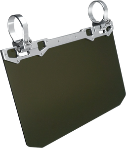 Axia - 12" X 8" Narrow Mount Sun Viso W/tinted Shield- Silver