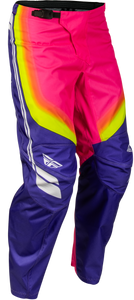 Fly Racing - F-16 Raze Pants Purple/pink/yellow Sz 32
