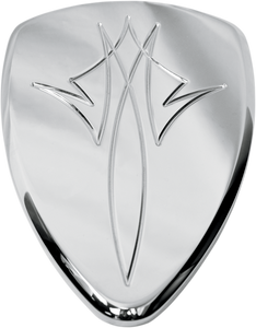 Baron - Replacement Pin Stripe Big Air Kit Cover - Chrome - Replacement Air Cleaner Cover - BA-2800-13 Baron - Replacement Pin Stripe Big Air Kit Cover - Chrome - Replacement Air Cleaner Cover - BA-2800-13