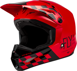 Fly Racing - Kinetic Lite Rival Helmet Gloss Red/black Xs