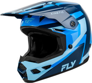 Fly Racing - Kinetic Sync Helmet Navy/blue/light Blue Lg