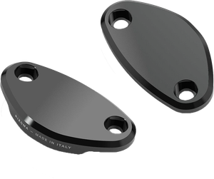 Rizoma - Mirror Block Off Plates Pair Black Kaw