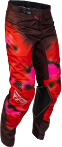 Fly Racing - Kinetic Blur Pants Red/maroon Sz 40