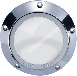 Barnett - Derby Cover - Chrome/Clear - '99-'06 Big Twin - Scorpion Derby Cover - 343-30-43006