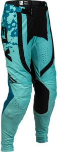 Fly Racing - Women's Lite Flake Pants Aqua/teal/black Sz 11/12